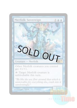 画像1: 英語版 M11-EN065 Merfolk Sovereign マーフォークの君主 (青/レア)