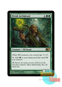 画像1: 英語版 M13-EN168 Elvish Archdruid エルフの大ドルイド (緑/レア)