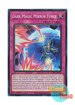 画像1: 英語版 INFO-EN069 Dark Magic Mirror Force 黒魔術のバリア －ミラーフォース－ (スーパーレア) 1st Edition