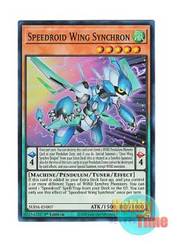 画像1: 英語版 SUDA-EN007 Speedroid Wing Synchron SRウィング・シンクロン (スーパーレア) 1st Edition