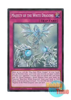 画像1: 英語版 SDWD-EN027 Majesty of the White Dragons 白き龍の威光 (スーパーレア) 1st Edition