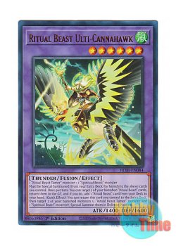 画像1: 英語版 BLTR-EN084 Ritual Beast Ulti-Cannahawk 聖霊獣騎 カンナホーク (ウルトラレア) 1st Edition