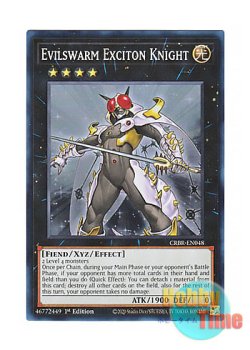 画像1: 英語版 CRBR-EN048 Evilswarm Exciton Knight 励輝士 ヴェルズビュート (スーパーレア) 1st Edition