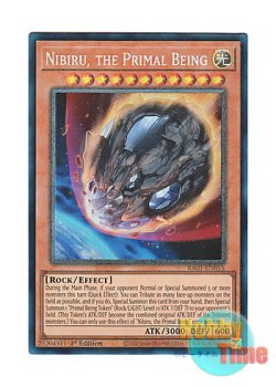 画像1: 英語版 RA01-EN015 Nibiru, the Primal Being 原始生命態ニビル (プリズマティックコレクターズレア) 1st Edition