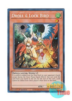 画像1: 英語版 RA02-EN006 Droll & Lock Bird ドロール＆ロックバード (シークレットレア) 1st Edition