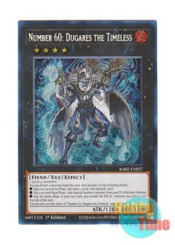 画像1: 英語版 RA02-EN037 Number 60: Dugares the Timeless No.60 刻不知のデュガレス (シークレットレア) 1st Edition