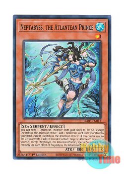 画像1: 英語版 RA03-EN013 Neptabyss, the Atlantean Prince 海皇子 ネプトアビス (スーパーレア) 1st Edition