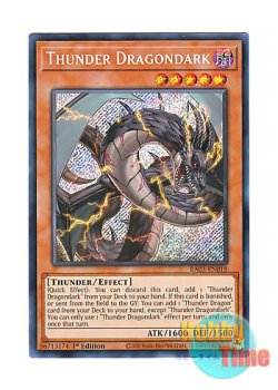 画像1: 英語版 RA03-EN018 Thunder Dragondark 雷電龍－サンダー・ドラゴン (シークレットレア) 1st Edition