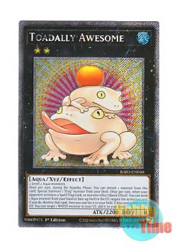 画像1: 英語版 RA03-EN040 Toadally Awesome 餅カエル (プラチナシークレットレア) 1st Edition