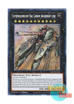 画像1: 英語版 RA03-EN041 Superdreadnought Rail Cannon Juggernaut Liebe 超弩級砲塔列車ジャガーノート・リーベ (シークレットレア) 1st Edition