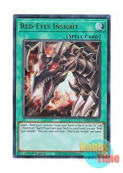 画像1: 英語版 RA03-EN061 Red-Eyes Insight レッドアイズ・インサイト (ウルトラレア) 1st Edition