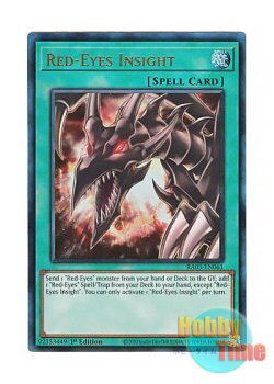 画像1: 英語版 RA03-EN061 Red-Eyes Insight レッドアイズ・インサイト (プリズマティックアルティメットレア) 1st Edition