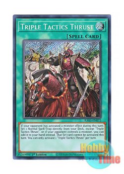 画像1: 英語版 RA03-EN072 Triple Tactics Thrust 三戦の号 (シークレットレア) 1st Edition