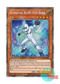 画像1: 英語版 RA03-EN184 Elemental HERO Neos Alius E・HERO アナザー・ネオス (プラチナシークレットレア) 1st Edition