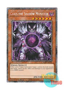 画像1: 英語版 RA03-EN194 Caius the Shadow Monarch 邪帝ガイウス (プラチナシークレットレア) 1st Edition