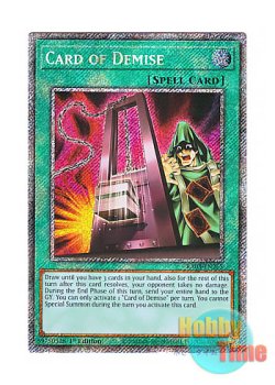 画像1: 英語版 RA03-EN265 Card of Demise 命削りの宝札 (プラチナシークレットレア) 1st Edition