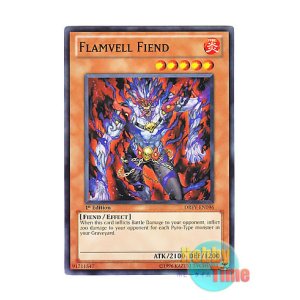 画像: 英語版 DREV-EN096 Flamvell Fiend フレムベル・デビル (ノーマル) 1st Edition