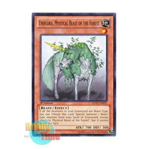 画像: 英語版 REDU-EN031 Uniflora, Mystical Beast of the Forest 森の聖獣 ユニフォリア (ノーマル) 1st Edition