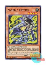 画像: 英語版 RATE-EN014 Zoodiac Ratpier 十二獣モルモラット (スーパーレア) 1st Edition