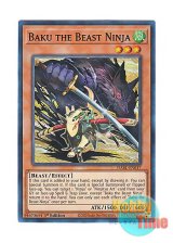 画像: 英語版 DABL-EN017 Baku the Beast Ninja 獣の忍者－獏 (スーパーレア) 1st Edition