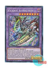 画像: 英語版 CYAC-EN036 Vicious Astraloud ヴィシャス＝アストラウド (シークレットレア) 1st Edition