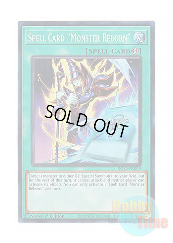 画像1: 英語版 INFO-EN099 Spell Card "Monster Reborn" マジックカード「死者蘇生」 (スーパーレア) 1st Edition