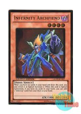 画像: 英語版 GLD3-EN027 Infernity Archfiend インフェルニティ・デーモン (ゴールドレア) Limited Edition