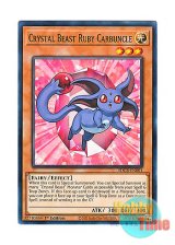 画像: 英語版 SDCB-EN001 Crystal Beast Ruby Carbuncle 宝玉獣 ルビー・カーバンクル (ノーマル) 1st Edition