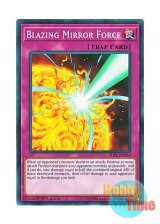 画像: 英語版 SDPL-EN034 Blazing Mirror Force 業炎のバリア －ファイヤー・フォース－ (ノーマル) 1st Edition