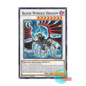 画像: 英語版 LED3-EN028 Black-Winged Dragon ブラックフェザー・ドラゴン (ノーマル) 1st Edition