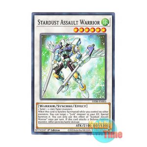 画像: 英語版 LED8-EN053 Stardust Assault Warrior スターダスト・アサルト・ウォリアー (ノーマル) 1st Edition