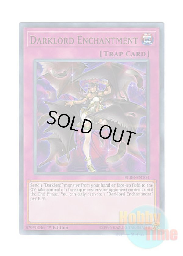 画像1: 英語版 BLRR-EN103 Darklord Enchantment 魅惑の堕天使 (ウルトラレア) 1st Edition