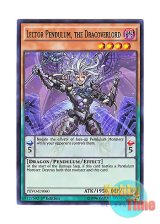 画像: 英語版 PEVO-EN060 Lector Pendulum, the Dracoverlord 竜魔王レクターP (スーパーレア) 1st Edition