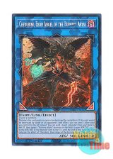 画像: 英語版 RA01-EN042 Cherubini, Ebon Angel of the Burning Abyss 彼岸の黒天使 ケルビーニ (プラチナシークレットレア) 1st Edition