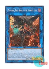 画像: 英語版 RA01-EN042 Cherubini, Ebon Angel of the Burning Abyss 彼岸の黒天使 ケルビーニ (シークレットレア) 1st Edition