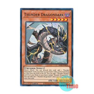 画像: 英語版 RA03-EN018 Thunder Dragondark 雷電龍－サンダー・ドラゴン (スーパーレア) 1st Edition