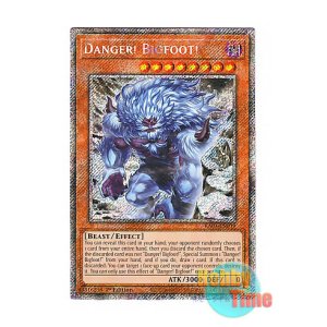 画像: 英語版 RA03-EN019 Danger! Bigfoot!【Alternate Art】 未界域のビッグフット【イラスト違い】 (プラチナシークレットレア) 1st Edition