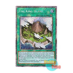 画像: 英語版 RA03-EN059 Fire King Island 炎王の孤島 (プラチナシークレットレア) 1st Edition