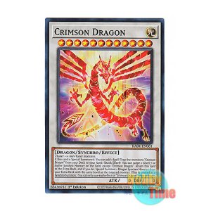 画像: 英語版 RA04-EN061 Crimson Dragon 赤き竜 (スーパーレア) 1st Edition