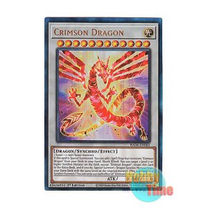 画像: 英語版 RA04-EN061 Crimson Dragon 赤き竜 (プリズマティックアルティメットレア) 1st Edition