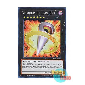 画像: 英語版 RA04-EN062 Number 11: Big Eye No.11 ビッグ・アイ (スーパーレア) 1st Edition