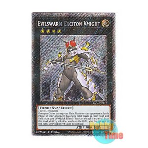 画像: 英語版 RA04-EN212 Evilswarm Exciton Knight 励輝士 ヴェルズビュート (プラチナシークレットレア) 1st Edition