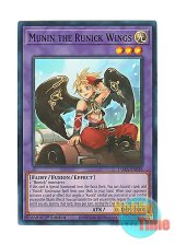 画像: 英語版 TAMA-EN038 Munin the Runick Wings 神碑の翼ムニン (スーパーレア) 1st Edition