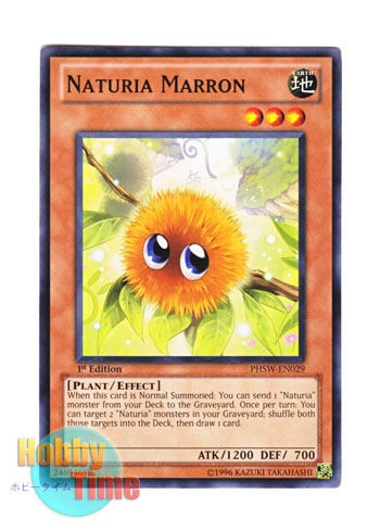 画像1: 英語版 PHSW-EN029 Naturia Marron ナチュル・マロン (ノーマル) 1st Edition