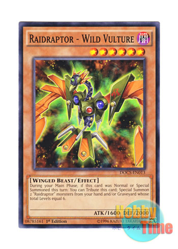 画像1: 英語版 DOCS-EN013 Raidraptor - Wild Vulture RR－ワイルド・ヴァルチャー (ノーマル) 1st Edition