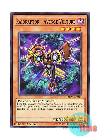 画像1: 英語版 SHVI-EN014 Raidraptor - Avenge Vulture RR－アベンジ・ヴァルチャー (ノーマル) 1st Edition