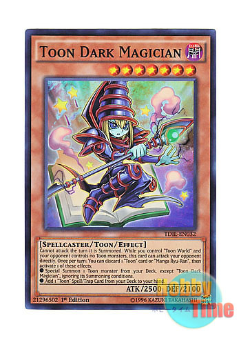 英語版 TDIL-EN032 Toon Dark Magician トゥーン・ブラック 