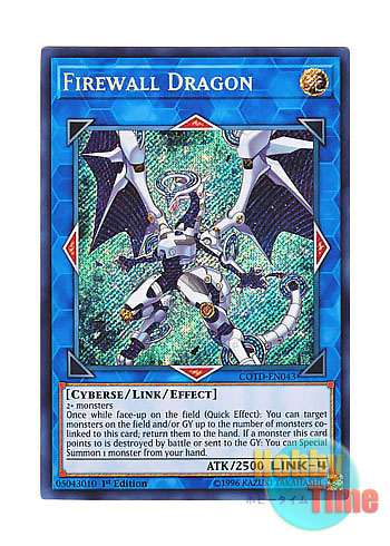 英語版 COTD-EN043 Firewall Dragon ファイアウォール・ドラゴン (シークレットレア) 1st Edition