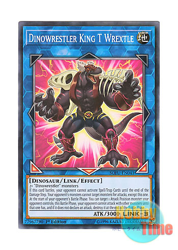 画像1: 英語版 SOFU-EN041 Dinowrestler King T Wrextle ダイナレスラー・キング・Tレッスル (ノーマル) 1st Edition