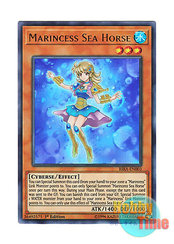 英語版 RIRA-EN003 Marincess Sea Horse 海晶乙女シーホース (ウルトラレア) 1st Edition